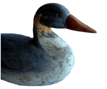 Duck decoy with prosthetic beak